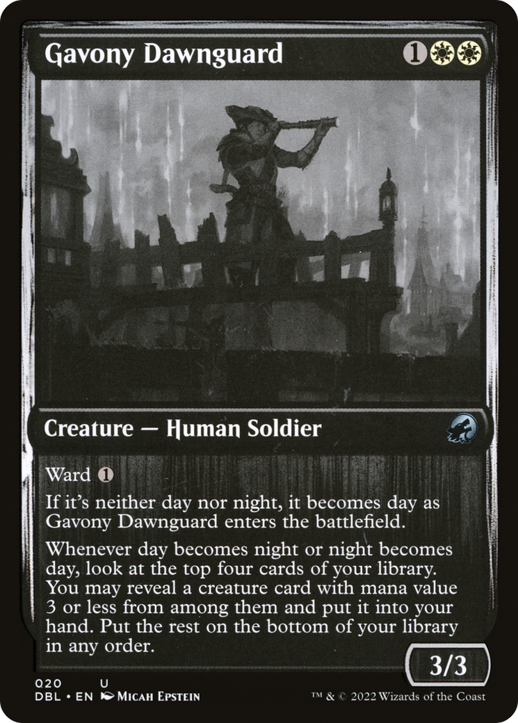 Magic: The Gathering - Gavony Dawnguard - Innistrad: Double Feature