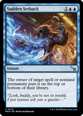 Magic: The Gathering - Sudden Setback - Murders at Karlov Manor
