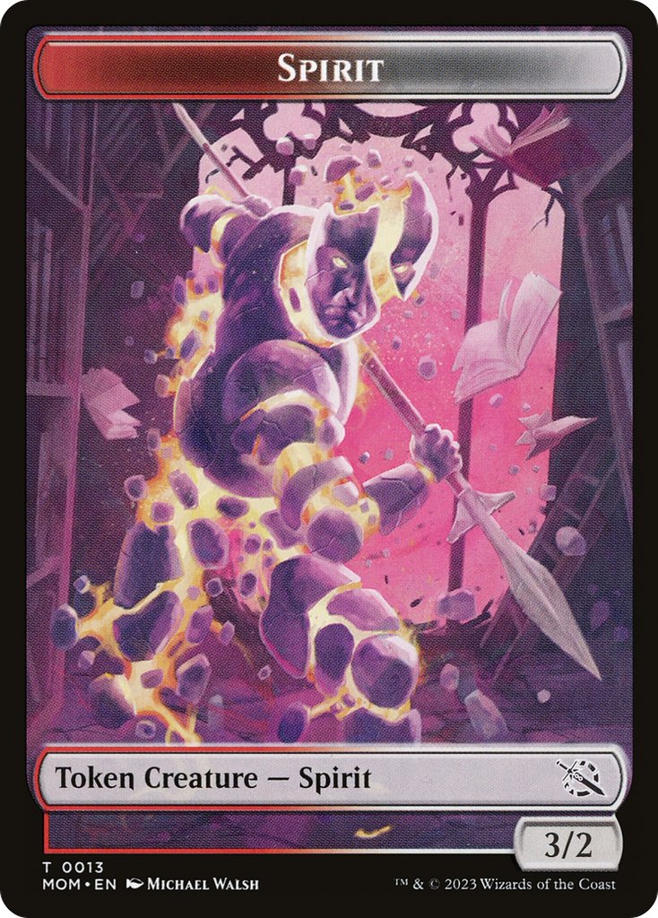 Magic: The Gathering - Spirit Token - March of the Machine Tokens
