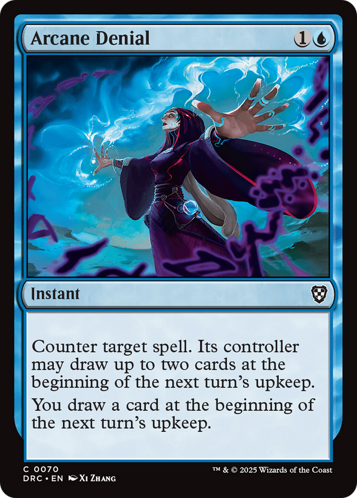 Magic: The Gathering - Arcane Denial - Aetherdrift Commander