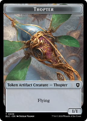 Magic: The Gathering - Thopter Token - Bloomburrow Commander Tokens