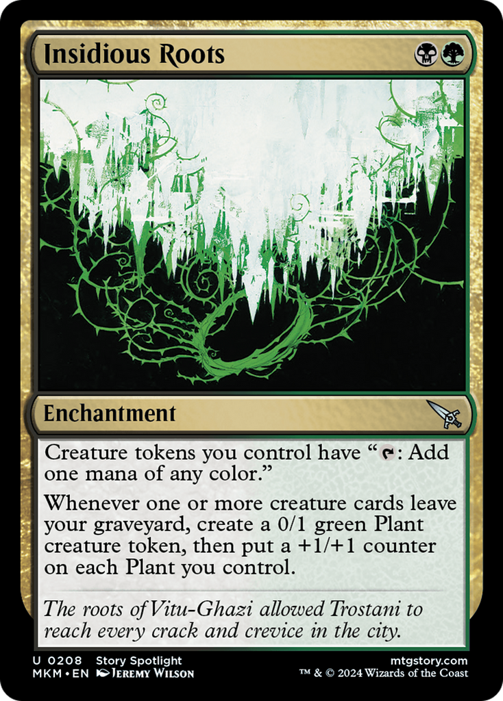 Magic: The Gathering - Insidious Roots Foil - Murders at Karlov Manor