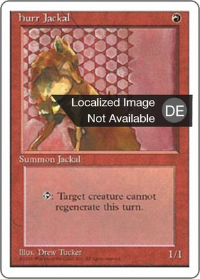 Magic: The Gathering - Hurr-Schakal - Fourth Edition