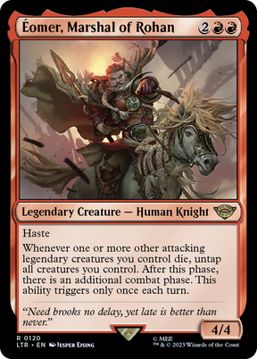 Magic: The Gathering - Éomer, Marshal of Rohan - The Lord of the Rings: Tales of Middle-earth