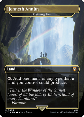 Magic: The Gathering - Reflecting Pool Foil - Tales of Middle-earth Commander