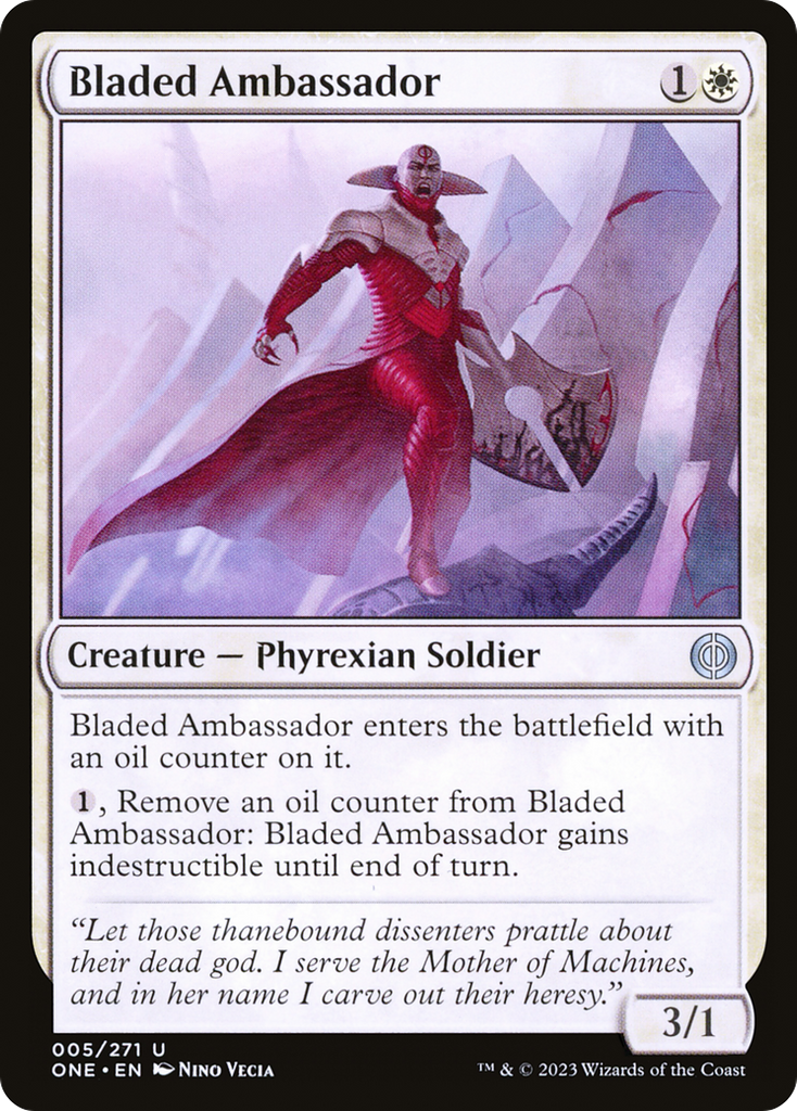 Magic: The Gathering - Bladed Ambassador - Phyrexia: All Will Be One