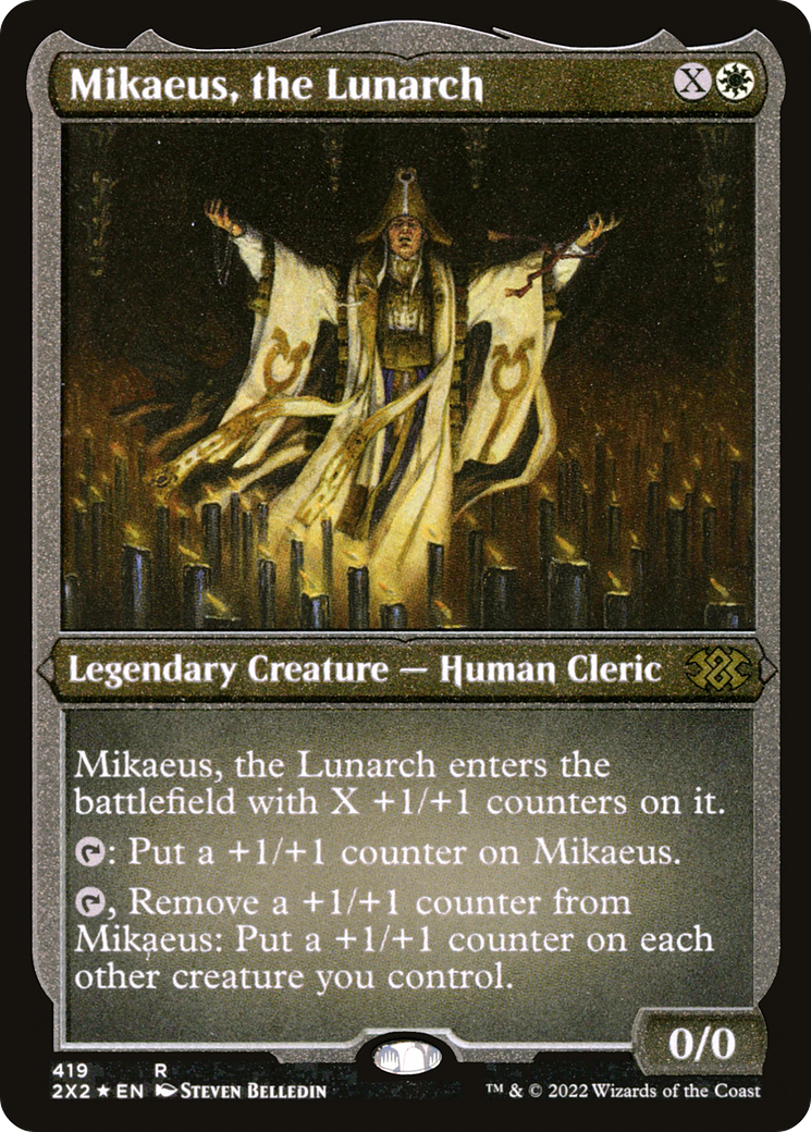 Magic: The Gathering - Mikaeus, the Lunarch Foil - Double Masters 2022