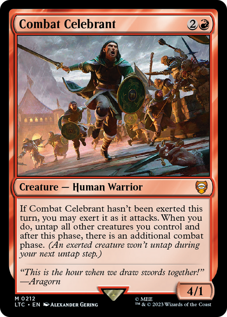 Magic: The Gathering - Combat Celebrant - Tales of Middle-earth Commander
