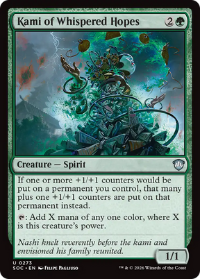 Magic: The Gathering - Kami of Whispered Hopes - Secrets of Strixhaven Commander