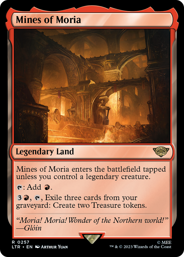 Magic: The Gathering - Mines of Moria Foil - The Lord of the Rings: Tales of Middle-earth