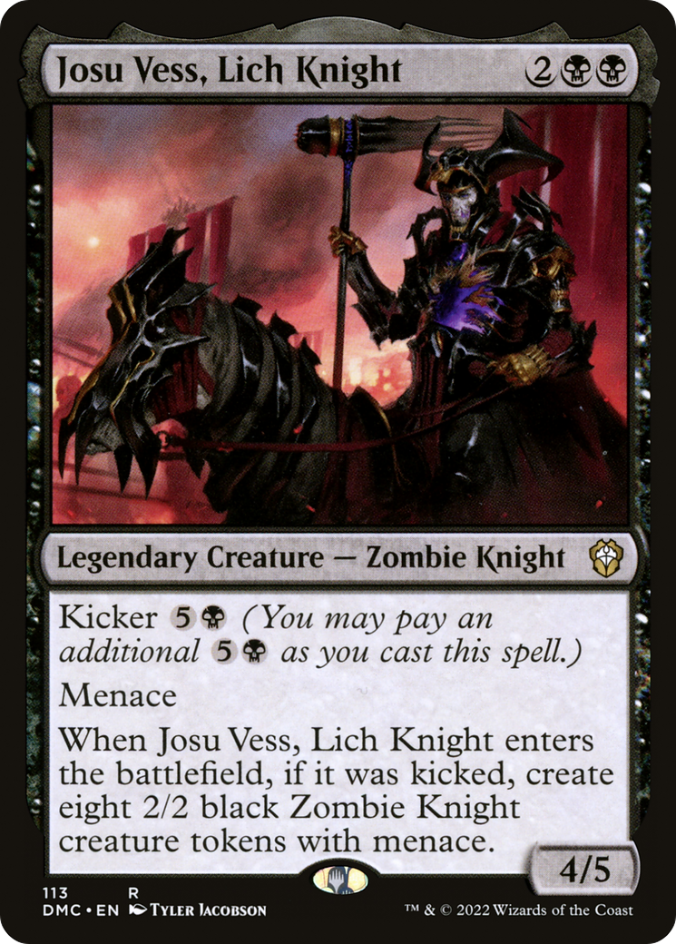 Magic: The Gathering - Josu Vess, Lich Knight - Dominaria United Commander