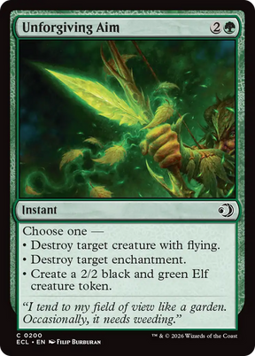 Magic: The Gathering - Unforgiving Aim Foil - Lorwyn Eclipsed