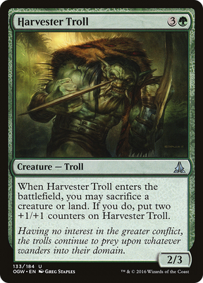 Magic: The Gathering - Harvester Troll Foil - Oath of the Gatewatch