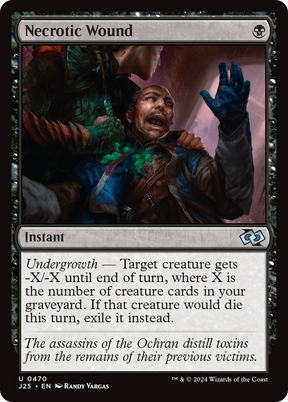 Magic: The Gathering - Necrotic Wound - Foundations Jumpstart