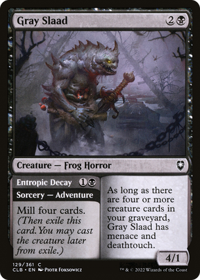 Magic: The Gathering - Gray Slaad // Entropic Decay - Commander Legends: Battle for Baldur's Gate