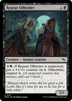 Magic: The Gathering - Repeat Offender Foil - Murders at Karlov Manor
