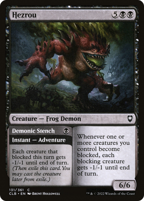 Magic: The Gathering - Hezrou // Demonic Stench - Commander Legends: Battle for Baldur's Gate