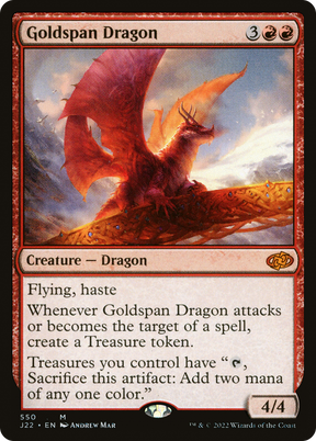 Magic: The Gathering - Goldspan Dragon - Jumpstart 2022