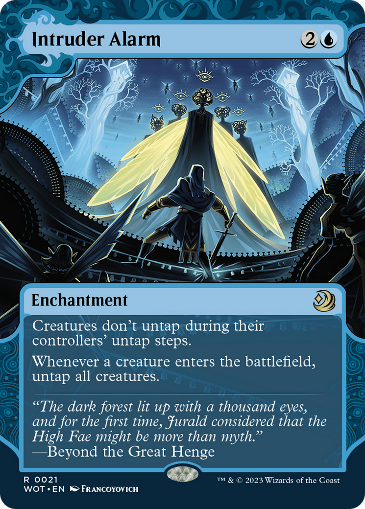 Magic: The Gathering - Intruder Alarm Foil - Wilds of Eldraine: Enchanting Tales