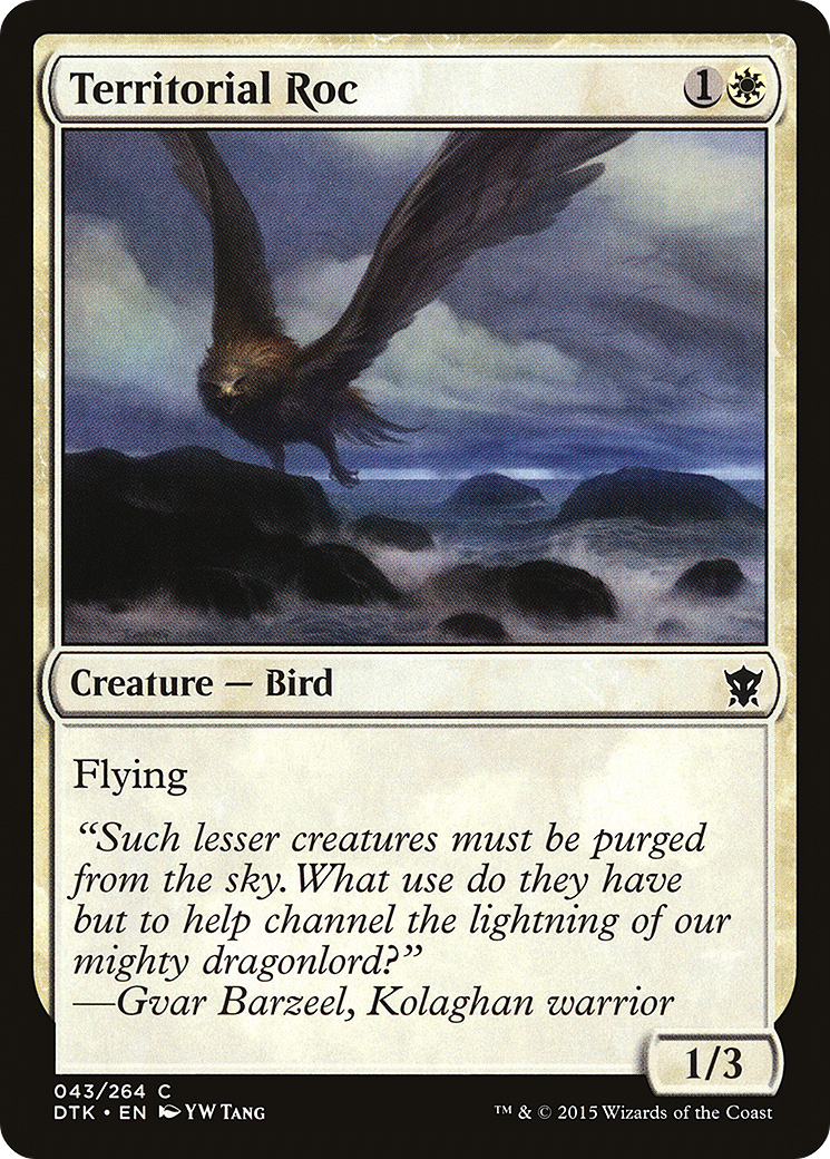 Magic: The Gathering - Territorial Roc Foil - Dragons of Tarkir