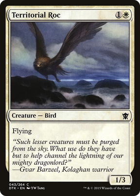 Magic: The Gathering - Territorial Roc Foil - Dragons of Tarkir