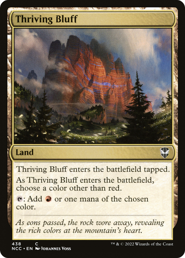 Magic: The Gathering - Thriving Bluff - New Capenna Commander