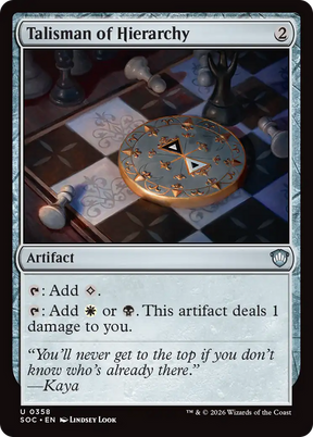 Magic: The Gathering - Talisman of Hierarchy - Secrets of Strixhaven Commander