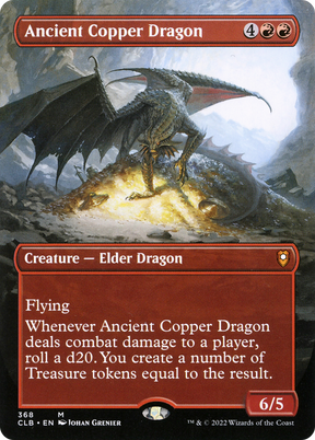 Magic: The Gathering - Ancient Copper Dragon - Commander Legends: Battle for Baldur's Gate