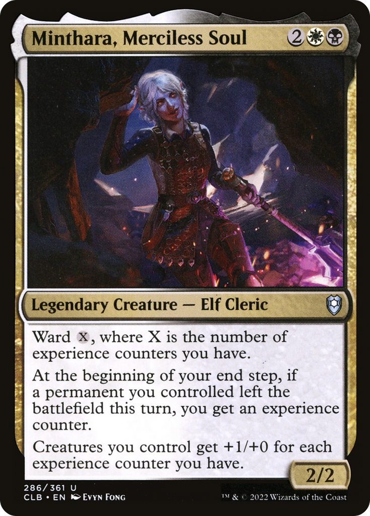 Magic: The Gathering - Minthara, Merciless Soul - Commander Legends: Battle for Baldur's Gate