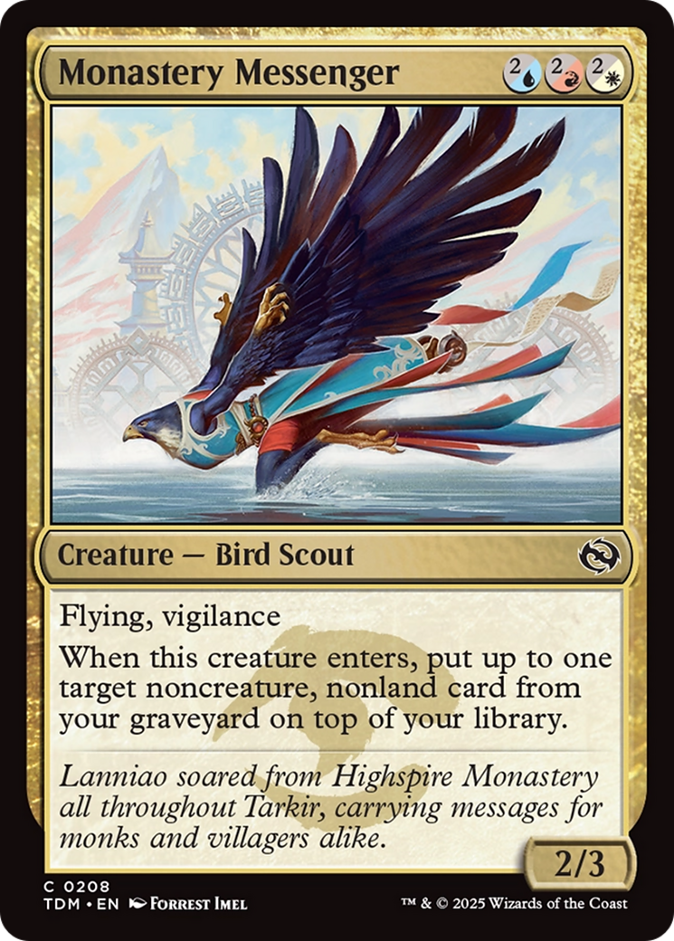 Magic: The Gathering - Monastery Messenger - Tarkir: Dragonstorm