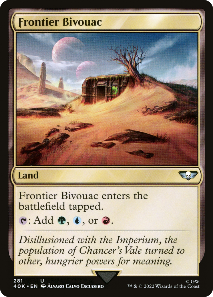Magic: The Gathering - Frontier Bivouac - Warhammer 40000 Commander