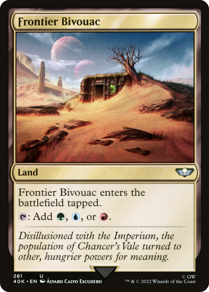 Magic: The Gathering - Frontier Bivouac - Warhammer 40000 Commander