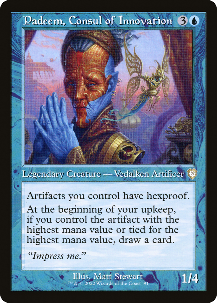 Magic: The Gathering - Padeem, Consul of Innovation - The Brothers' War Commander