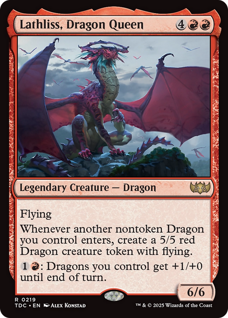Magic: The Gathering - Lathliss, Dragon Queen - Tarkir: Dragonstorm Commander