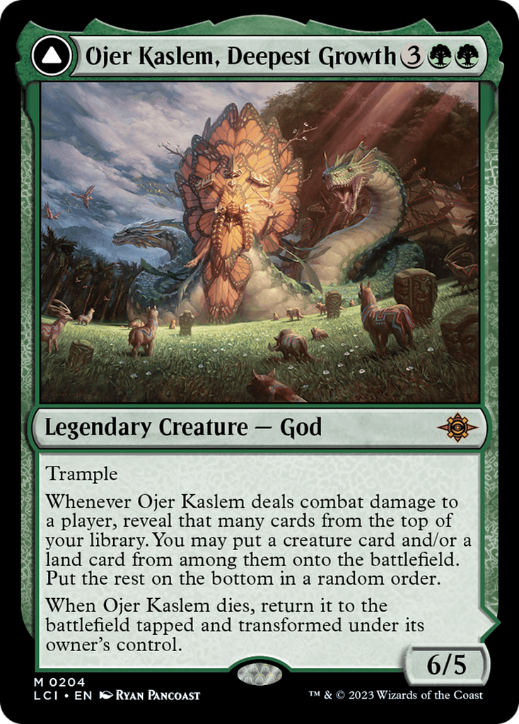 Magic: The Gathering - Ojer Kaslem, Deepest Growth // Temple of Cultivation - The Lost Caverns of Ixalan