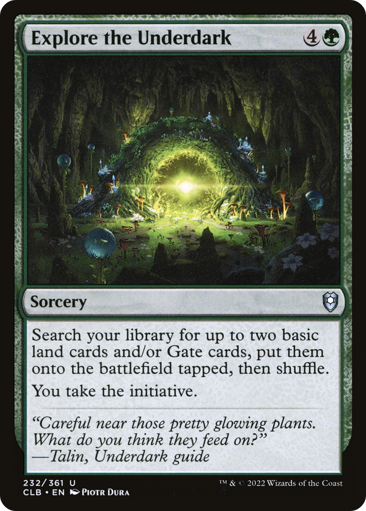 Magic: The Gathering - Explore the Underdark - Commander Legends: Battle for Baldur's Gate