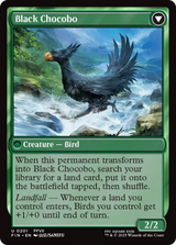 Magic: The Gathering - Sidequest: Raise a Chocobo // Black Chocobo Foil - Final Fantasy