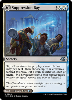 Magic: The Gathering - Suppression Ray // Orderly Plaza Foil - Modern Horizons 3