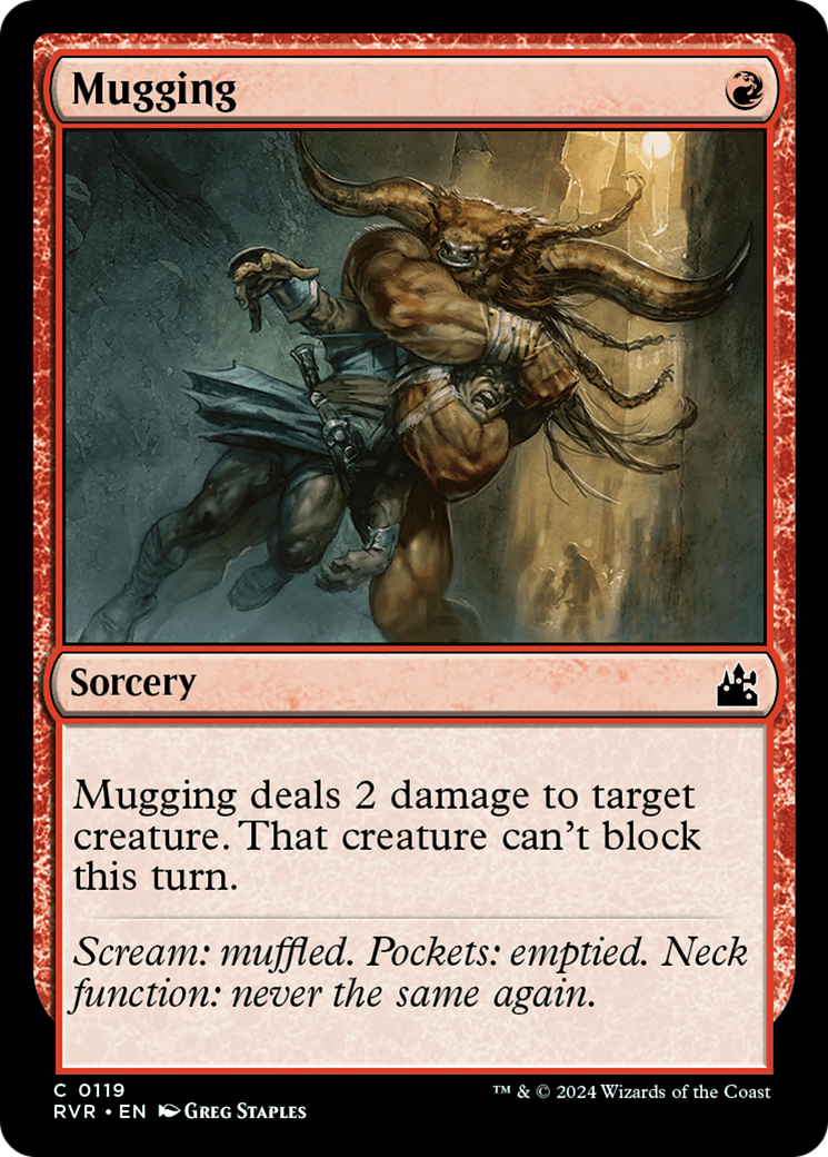 Magic: The Gathering - Mugging Foil - Ravnica Remastered
