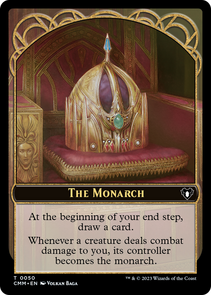 Magic: The Gathering - The Monarch - Commander Masters Tokens