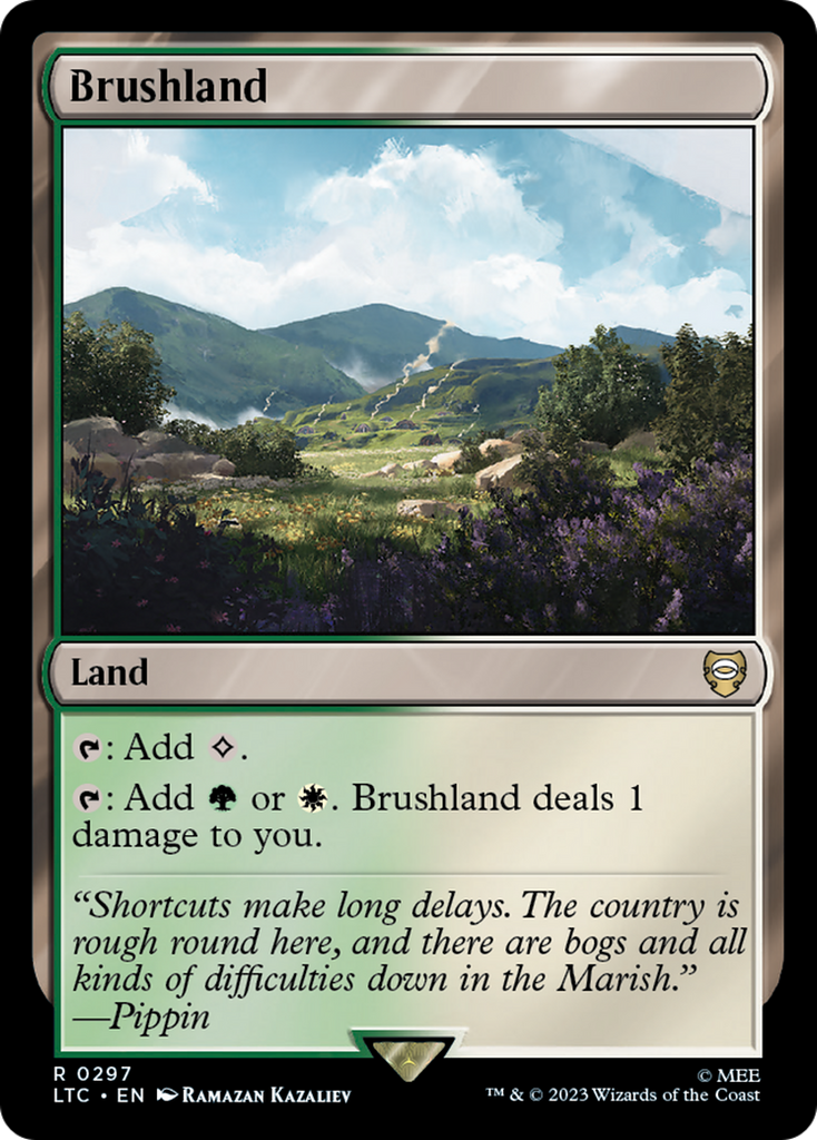 Magic: The Gathering - Brushland - Tales of Middle-earth Commander