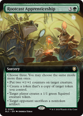 Magic: The Gathering - Rootcast Apprenticeship - Bloomburrow Commander