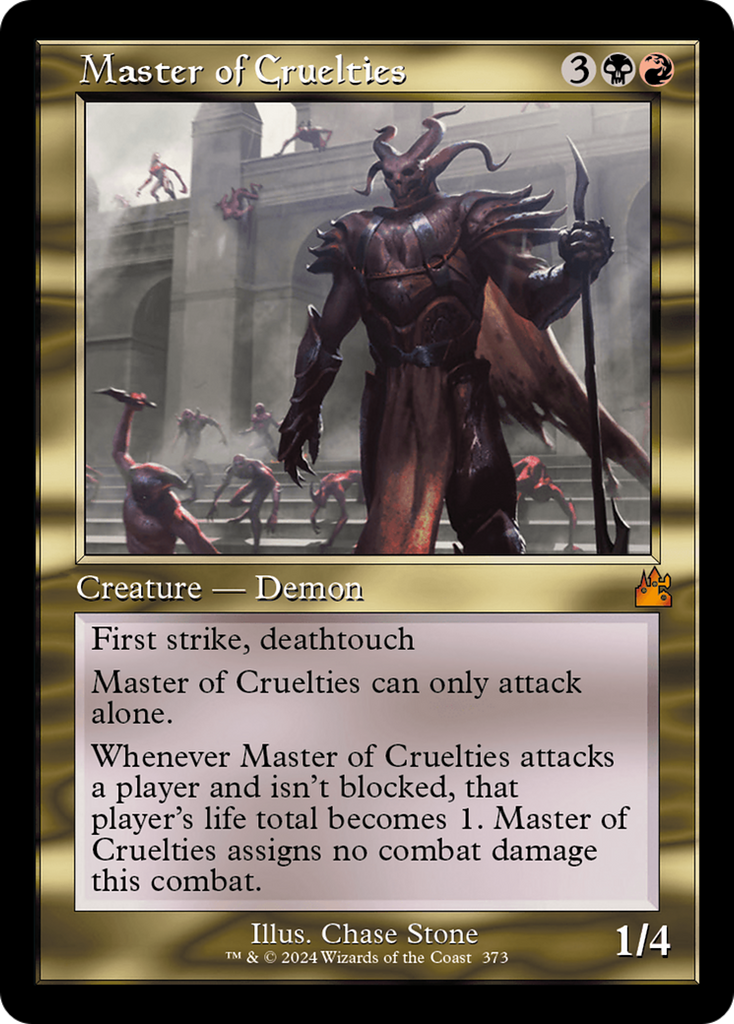 Magic: The Gathering - Master of Cruelties Foil - Ravnica Remastered