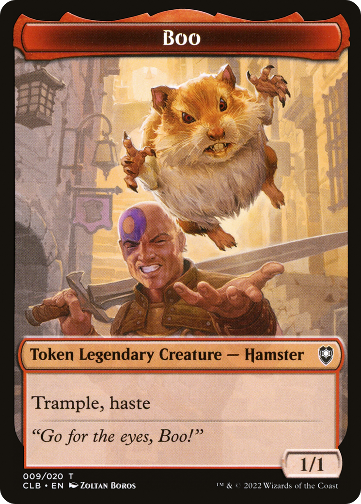 Magic: The Gathering - Boo Token - Battle for Baldur's Gate Tokens