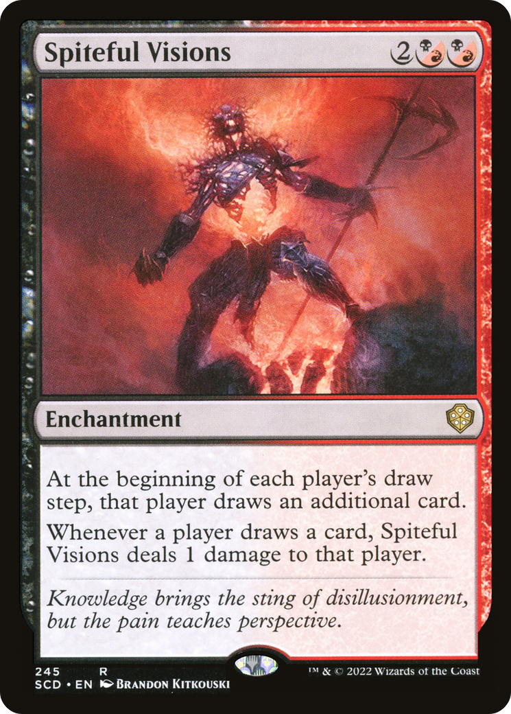 Magic: The Gathering - Spiteful Visions - Starter Commander Decks