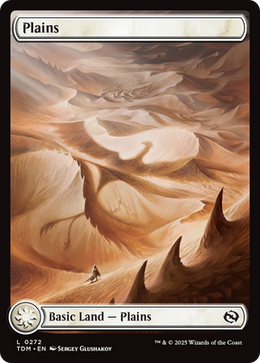 Magic: The Gathering - Plains #272 Foil - Tarkir: Dragonstorm