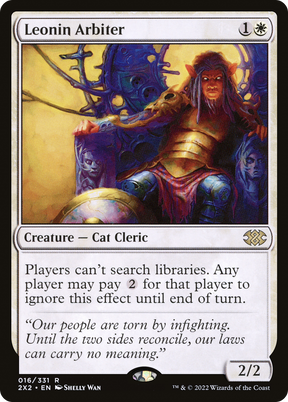 Magic: The Gathering - Leonin Arbiter - Double Masters 2022