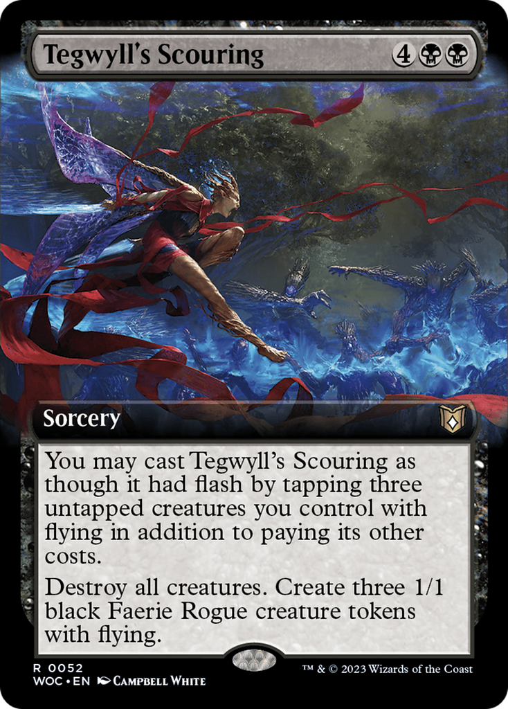 Magic: The Gathering - Tegwyll's Scouring - Wilds of Eldraine Commander