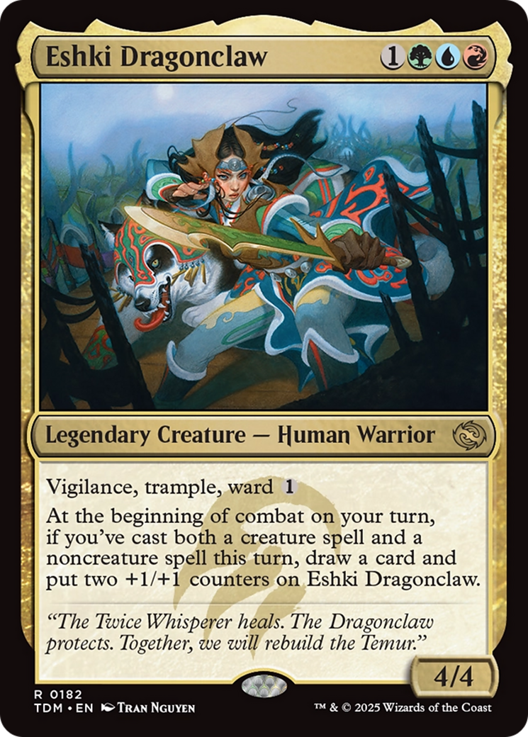 Magic: The Gathering - Eshki Dragonclaw Foil - Tarkir: Dragonstorm