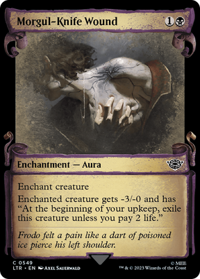 Magic: The Gathering - Morgul-Knife Wound Foil - The Lord of the Rings: Tales of Middle-earth